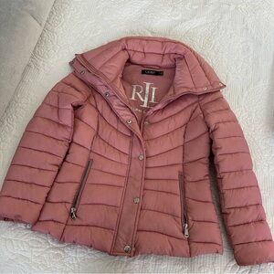 Ralph Lauren Packable Quilted Pink Coat NWOT